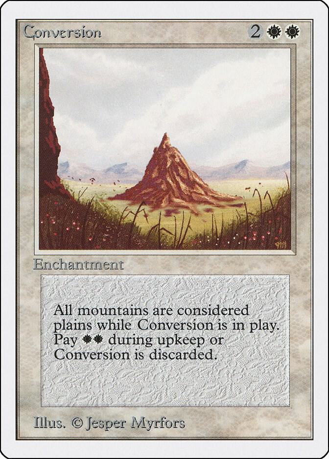 Conversion card from Unlimited Edition