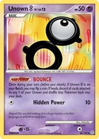 Unown [B] 66/130 card from Diamond and Pearl