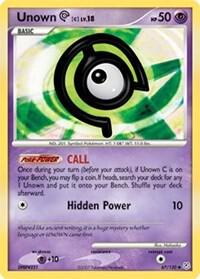 Unown [C] 67/130 card from Diamond and Pearl