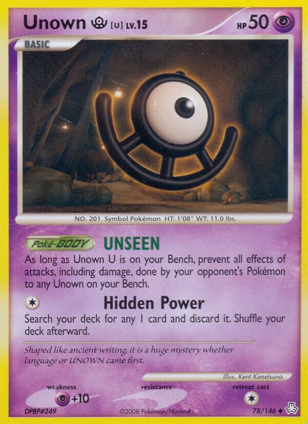Unown (U) 78/146 card from Legends Awakened