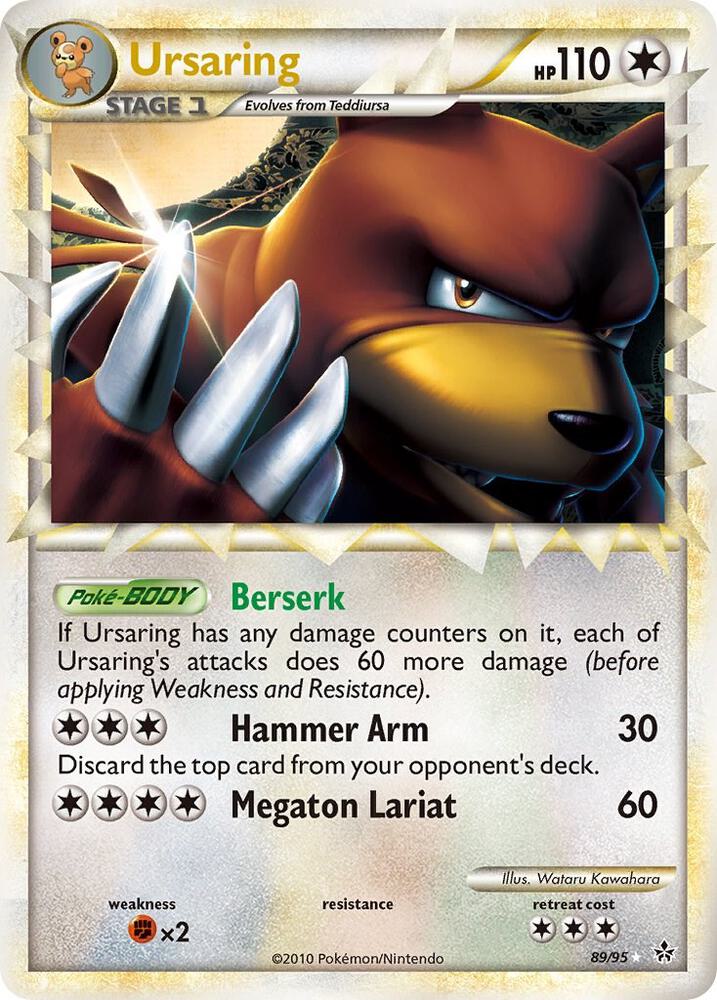 Ursaring (Prime) 89/95 card from Unleashed