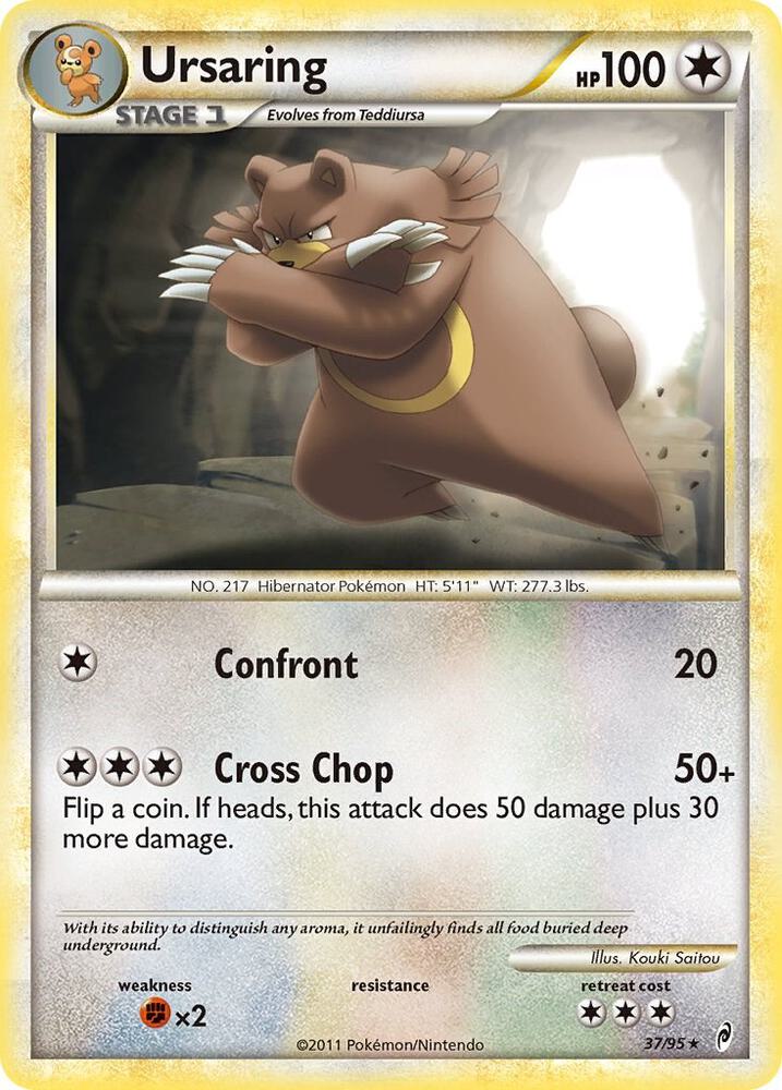 Ursaring 37/95 card from Call of Legends