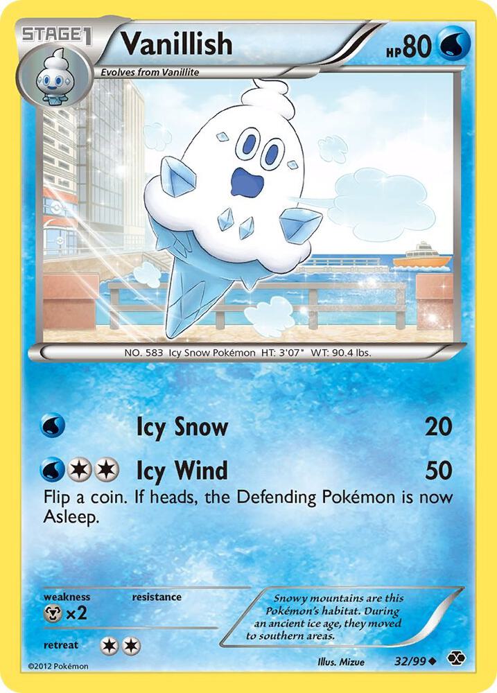 Vanillish 32/99 card from Next Destinies