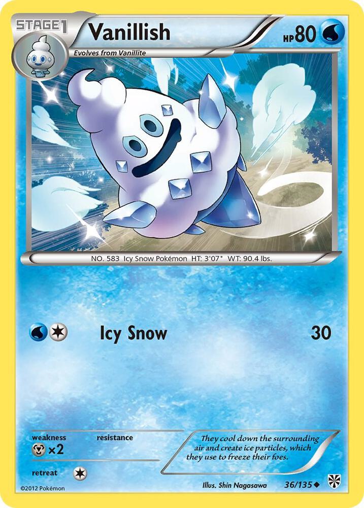 Vanillish 36/135 card from Plasma Storm