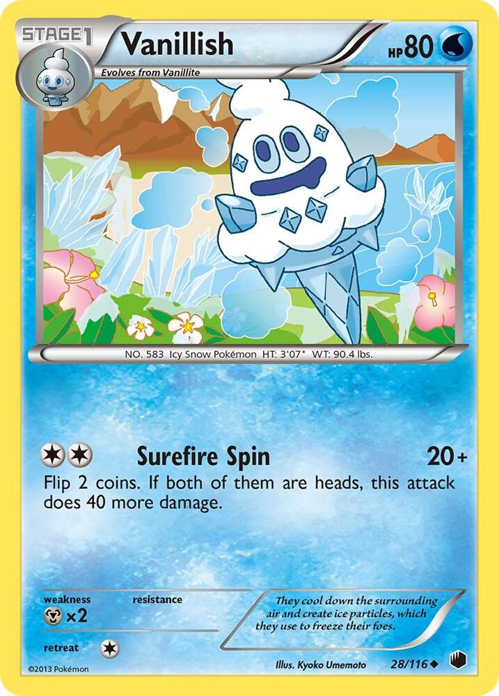 Vanillish 28/116 card from Plasma Freeze