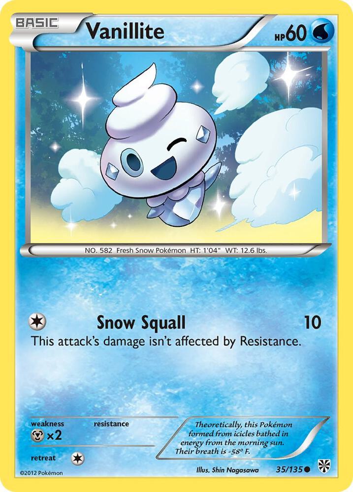 Vanillite 35/135 card from Plasma Storm