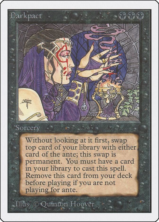 Darkpact card from Unlimited Edition