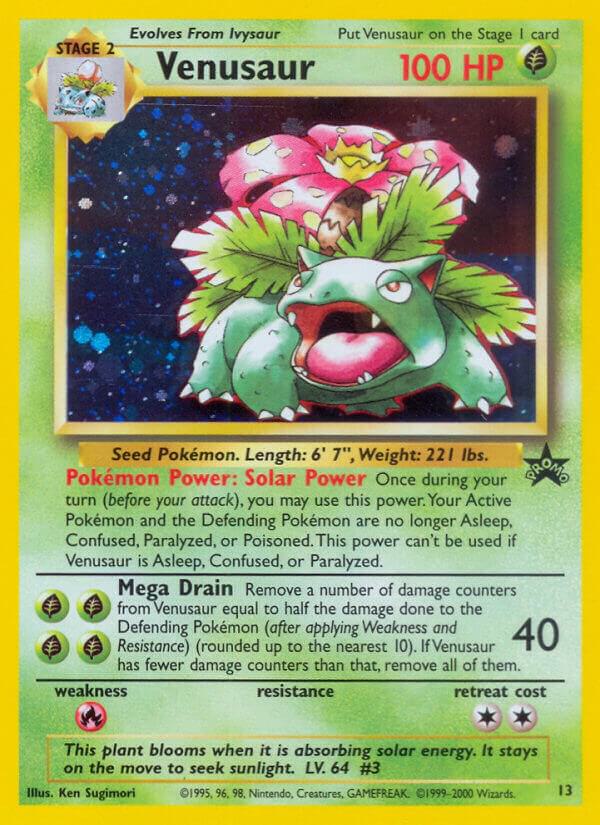 Venusaur 13/53 card from WoTC Promo