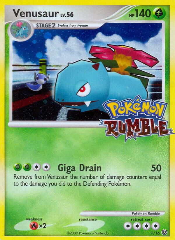Venusaur 1 card from Rumble