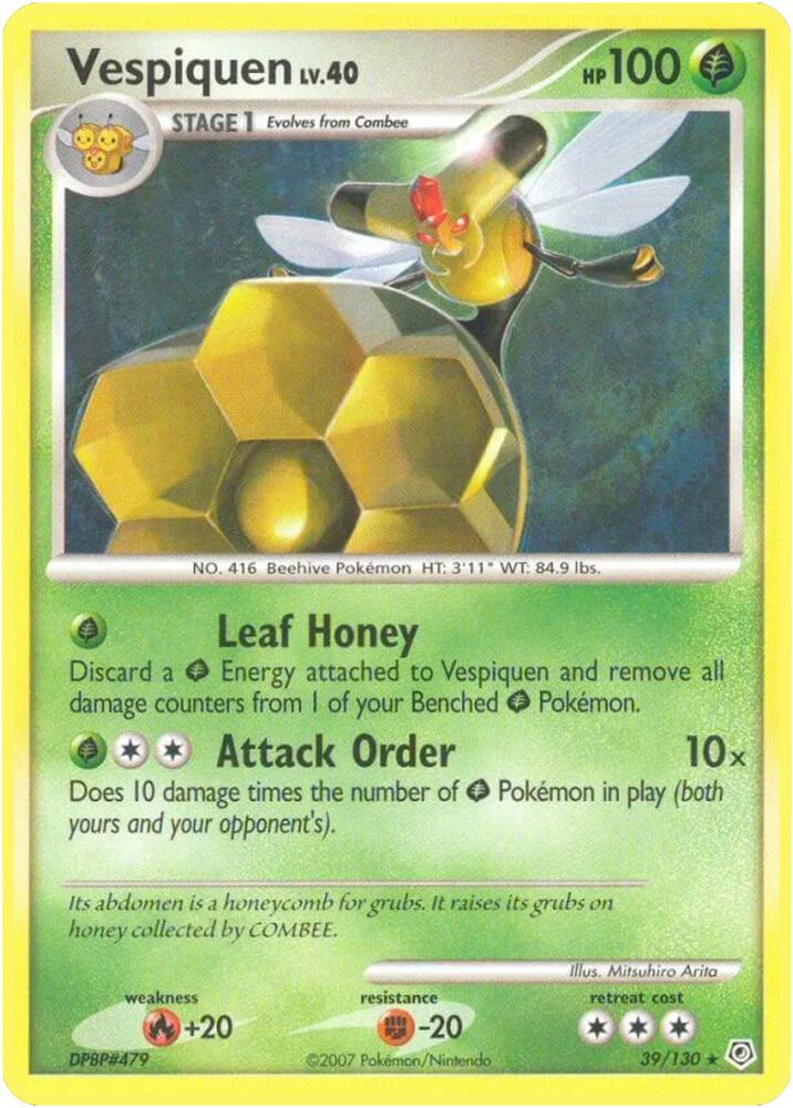 Vespiquen 39/130 card from Diamond and Pearl