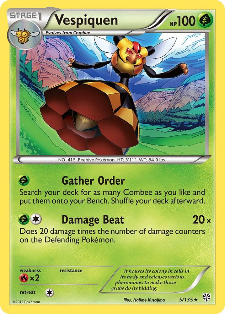 Vespiquen 5/135 card from Plasma Storm