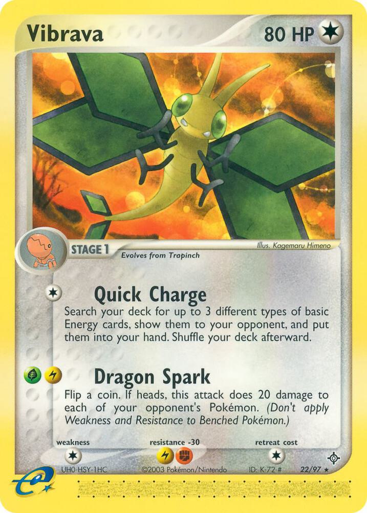 Vibrava 22/97 card from Dragon