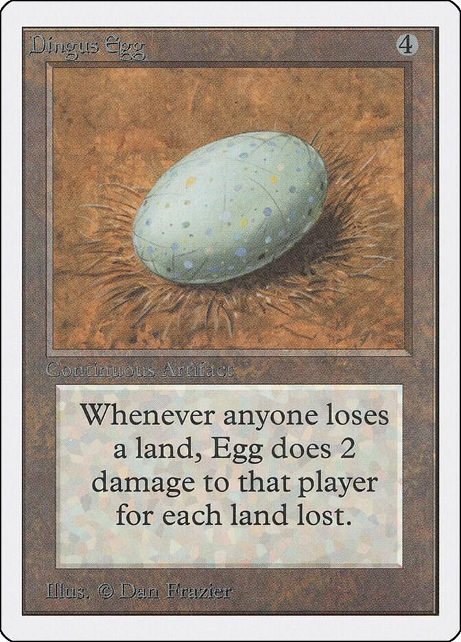 Dingus Egg card from Unlimited Edition