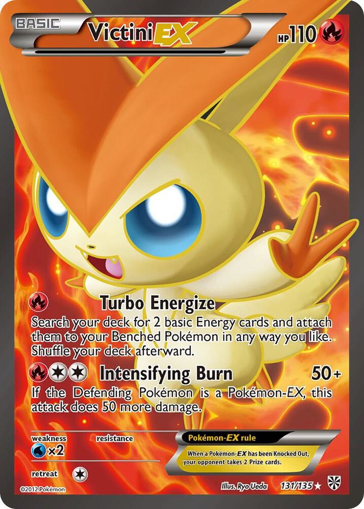 Victini EX (131 Full Art) 131/135 card from Plasma Storm