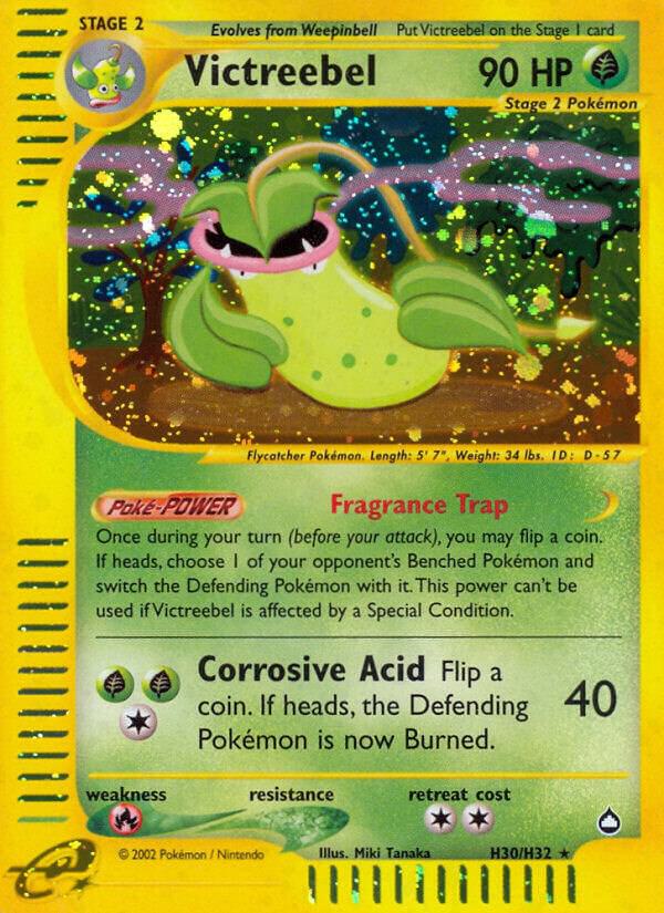 Victreebel (H30) H30/H32 card from Aquapolis