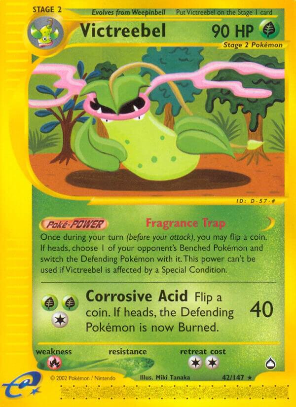 Victreebel 042/147 card from Aquapolis