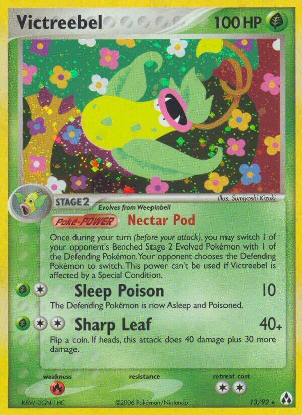 Victreebel 13/92 card from Legend Maker
