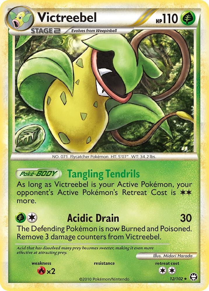 Victreebel 12/102 card from Triumphant