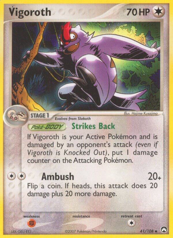 Vigoroth 41/108 card from Power Keepers