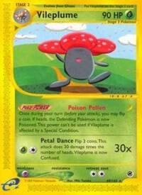 Vileplume (69) 069/165 card from Expedition