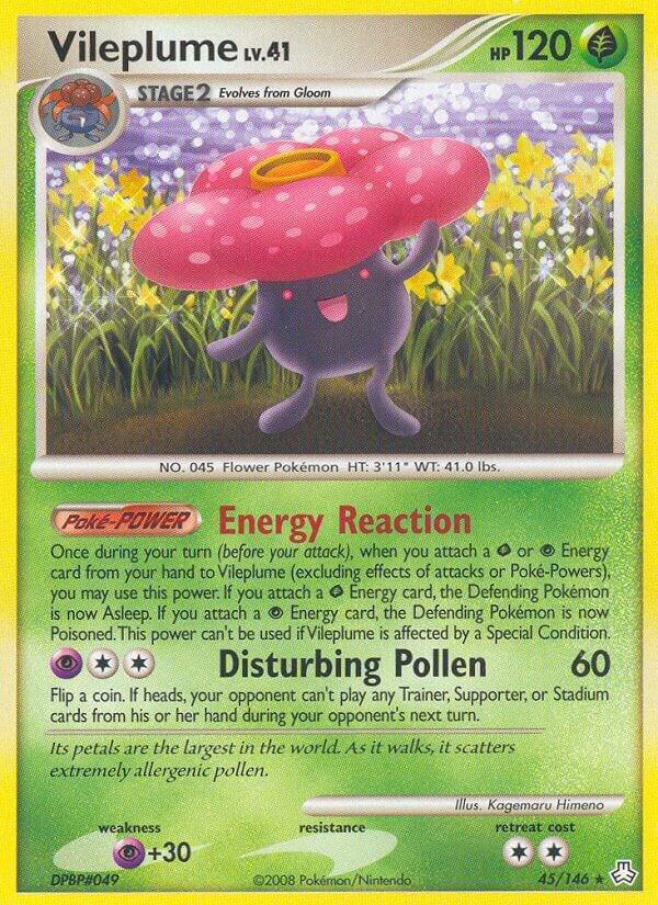Vileplume 45/146 card from Legends Awakened