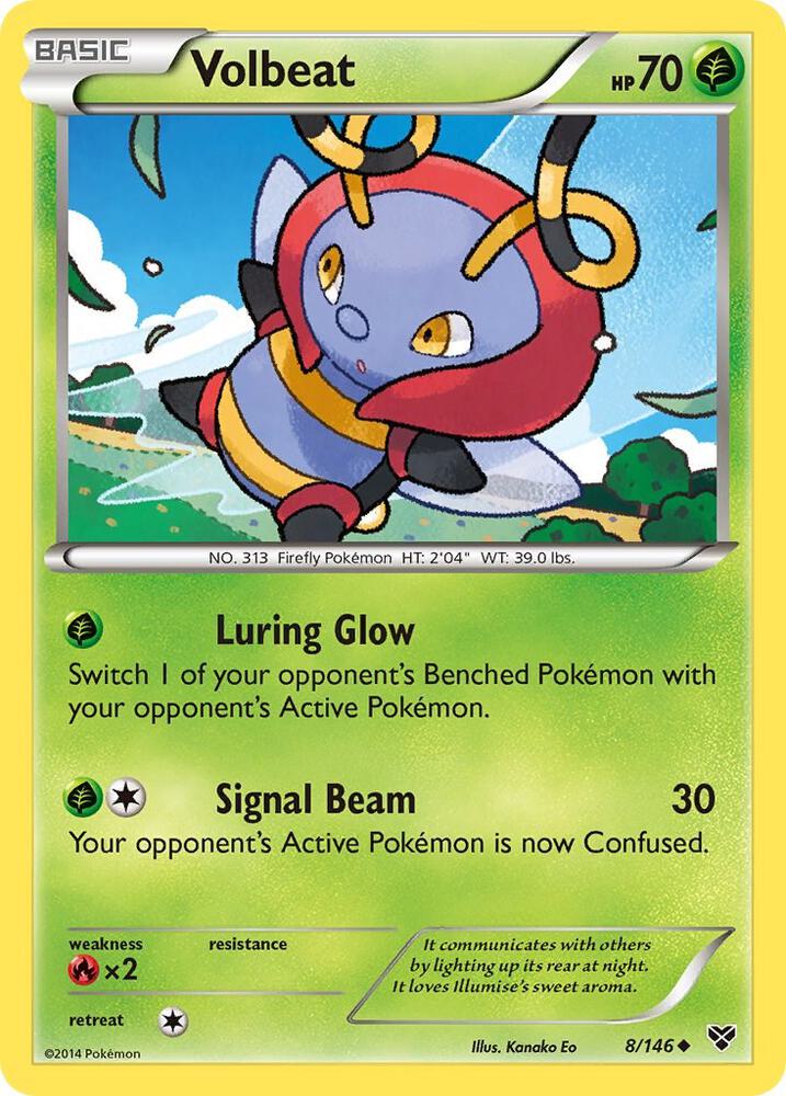 Volbeat 8/146 card from XY Base Set