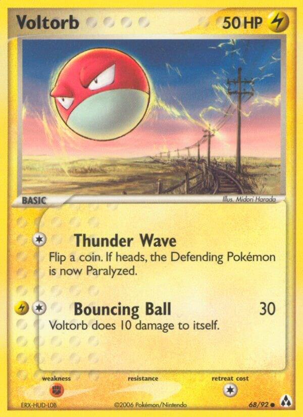 Voltorb 68/92 card from Legend Maker