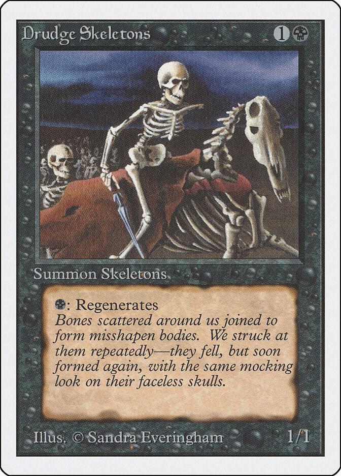 Drudge Skeletons card from Unlimited Edition