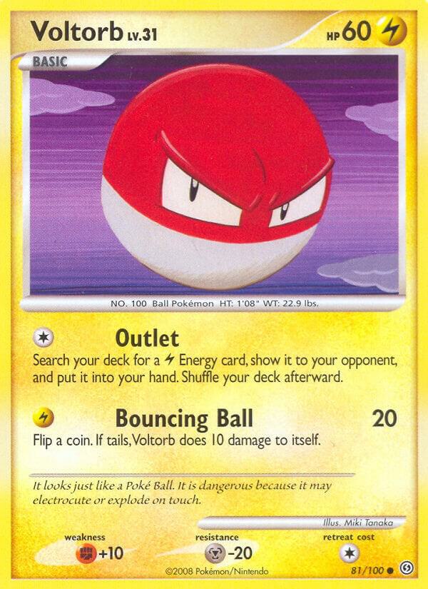 Voltorb (81) 81/100 card from Stormfront