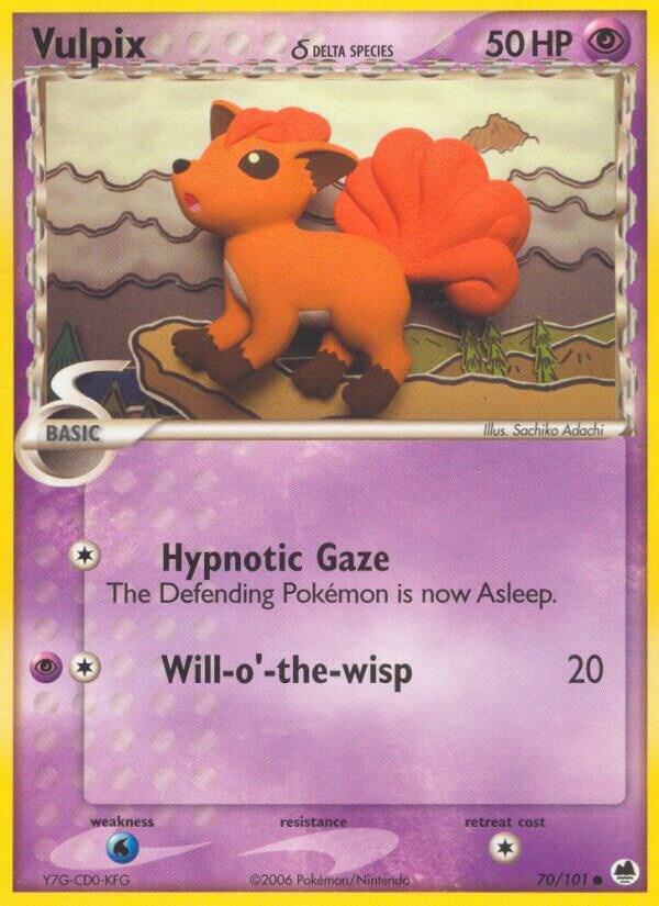 Vulpix (Delta Species) 70/101 card from Dragon Frontiers