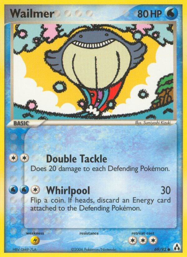 Wailmer 69/92 card from Legend Maker