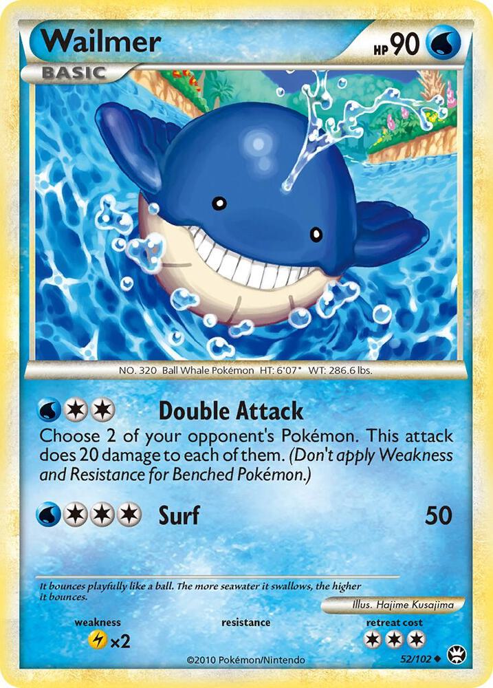 Wailmer 52/102 card from Triumphant