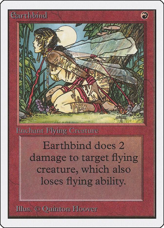 Earthbind card from Unlimited Edition