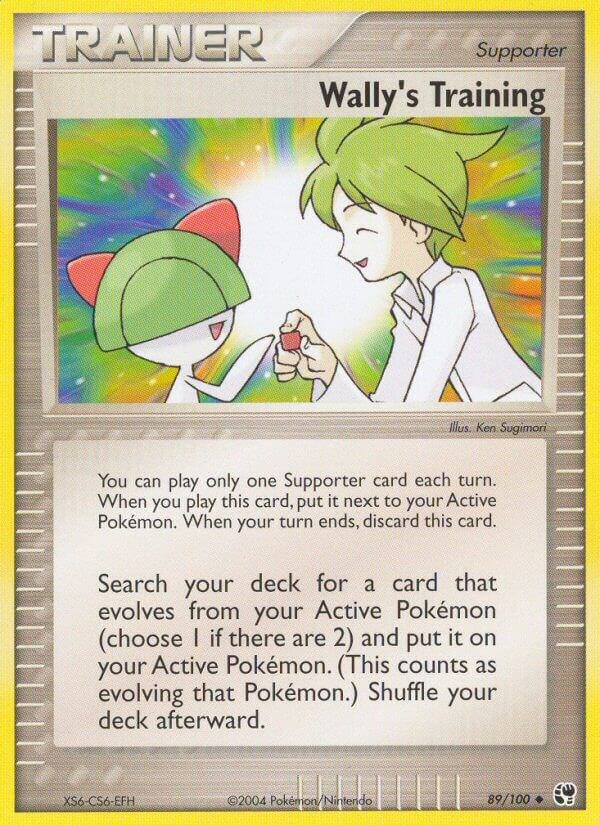 Wally's Training 89/100 card from Sandstorm