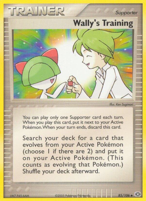Wally's Training 85/106 card from Emerald