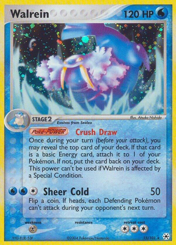 Walrein 15/101 card from Hidden Legends
