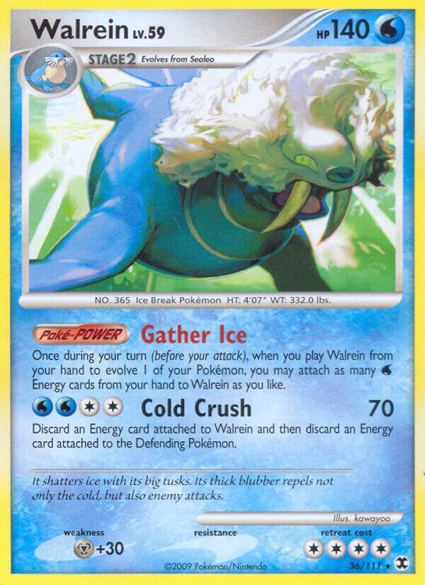 Walrein 36/111 card from Rising Rivals