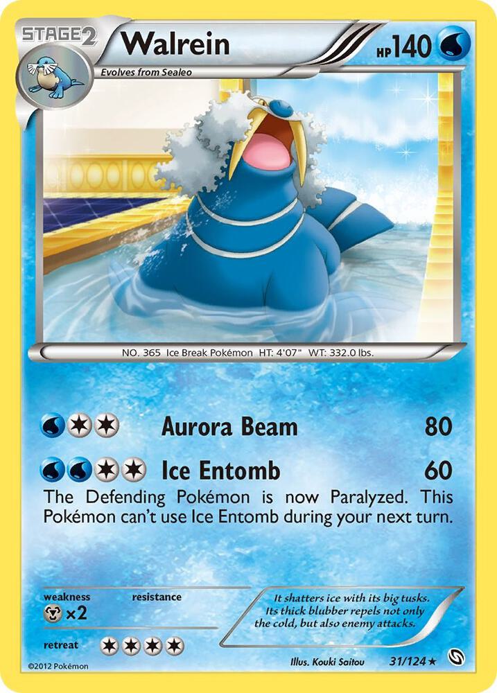 Walrein 31/124 card from Dragons Exalted