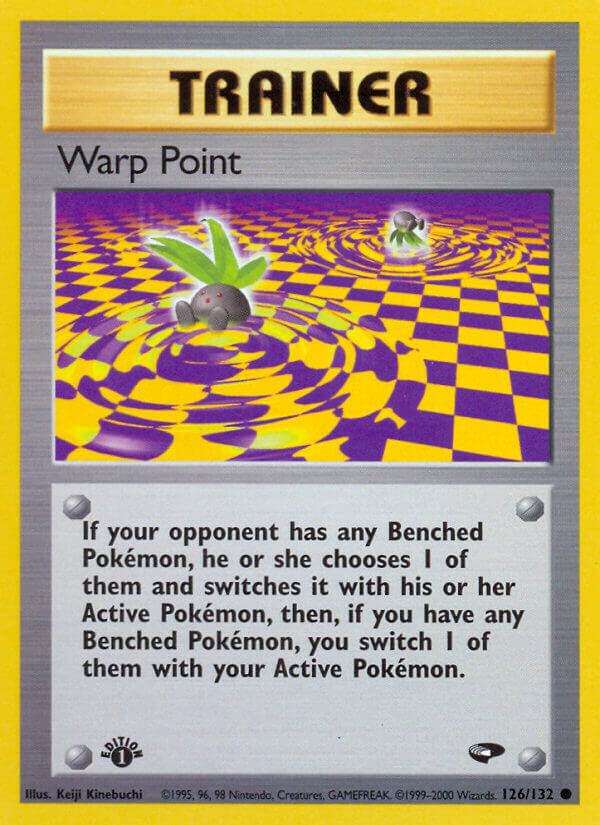 Warp Point 126/132 card from Gym Challenge