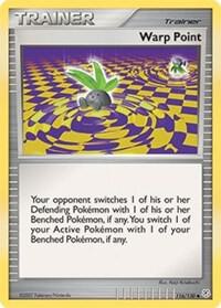 Warp Point 116/130 card from Diamond and Pearl