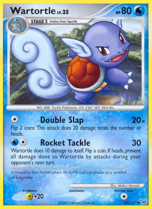 Wartortle 65/127 card from Platinum