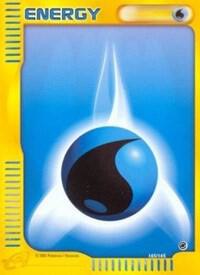 Water Energy 165/165 card from Expedition
