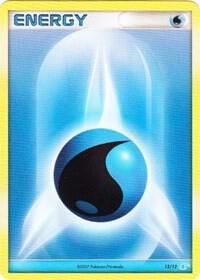 Water Energy 12/12 card from DP Trainer Kit: Manaphy & Lucario