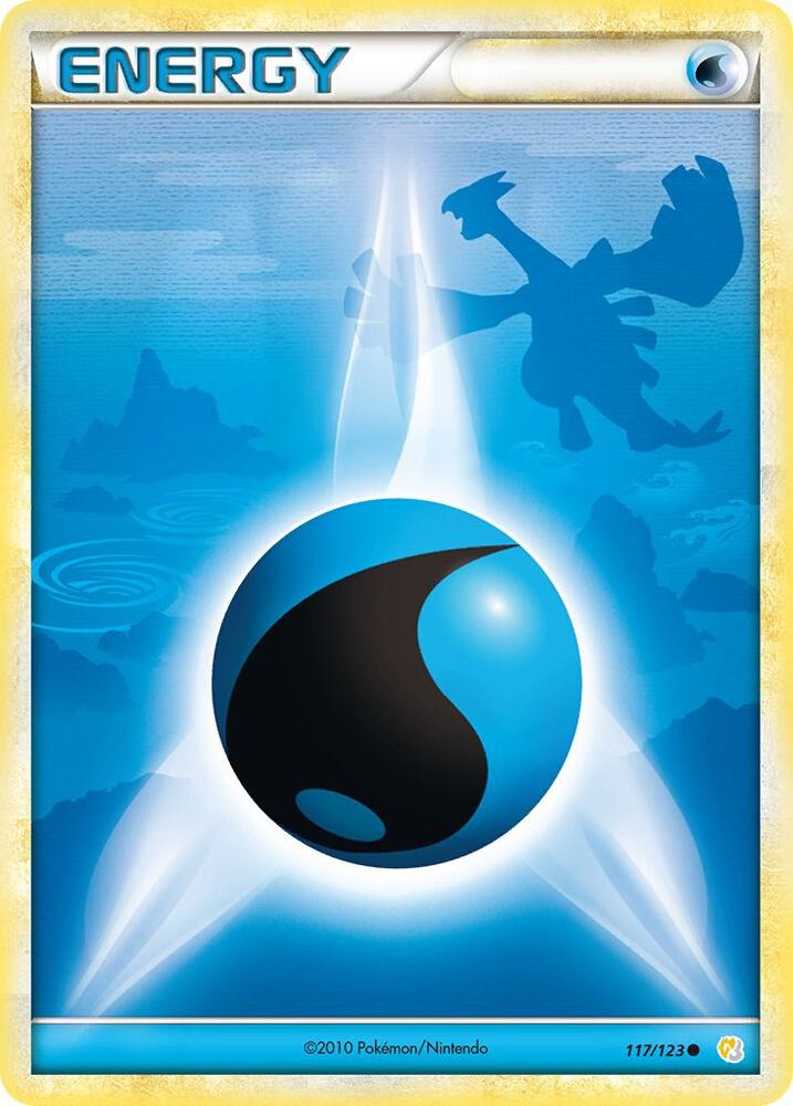 Water Energy 117/123 card from HeartGold SoulSilver