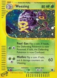 Weezing (32) 032/165 card from Expedition