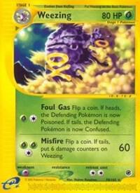 Weezing (70) 070/165 card from Expedition