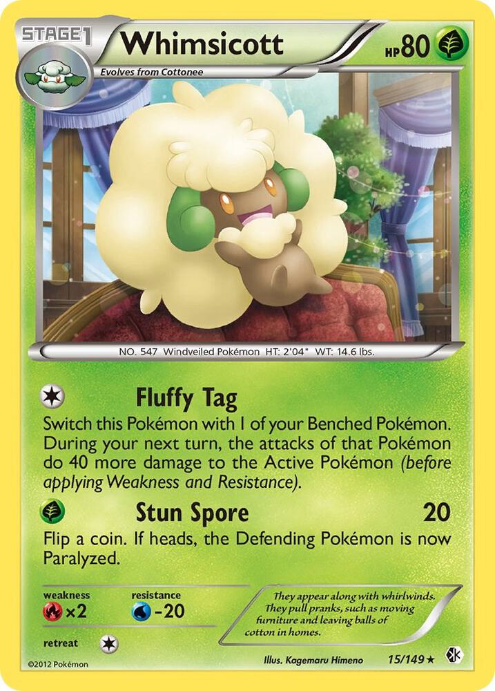 Whimsicott 15/149 card from Boundaries Crossed