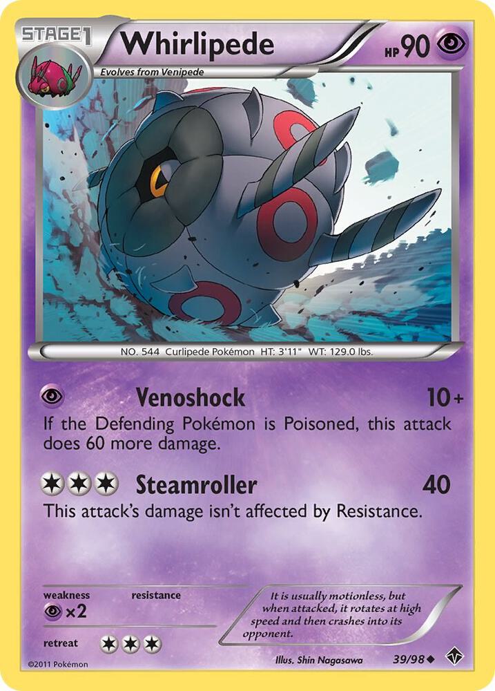 Whirlipede 39/98 card from Emerging Powers
