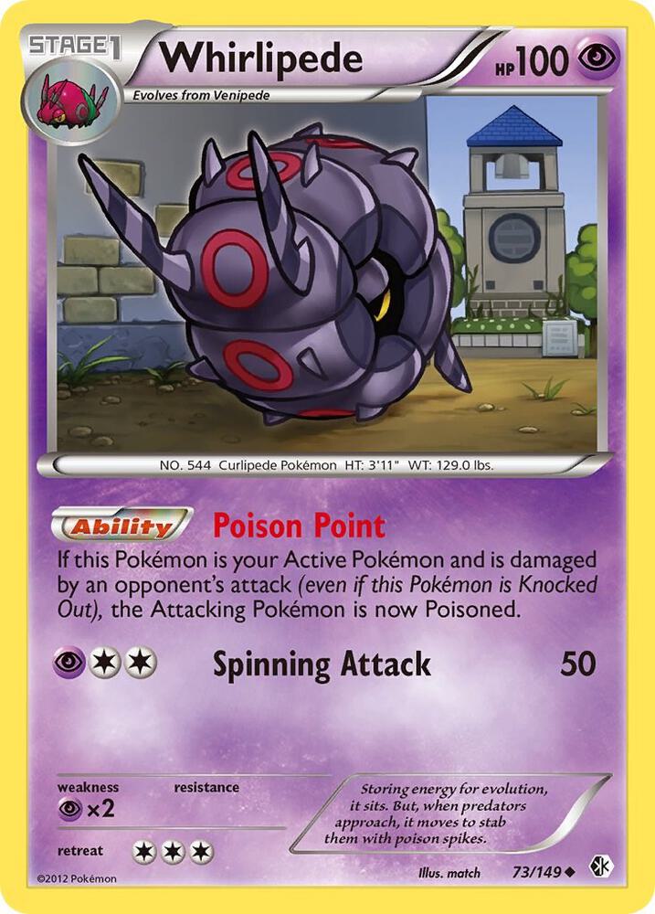 Whirlipede 73/149 card from Boundaries Crossed