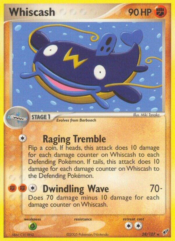 Whiscash 28/107 card from Deoxys